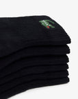 LACOSTE ANKLE SOCKS UNISEX ADULT NOIR