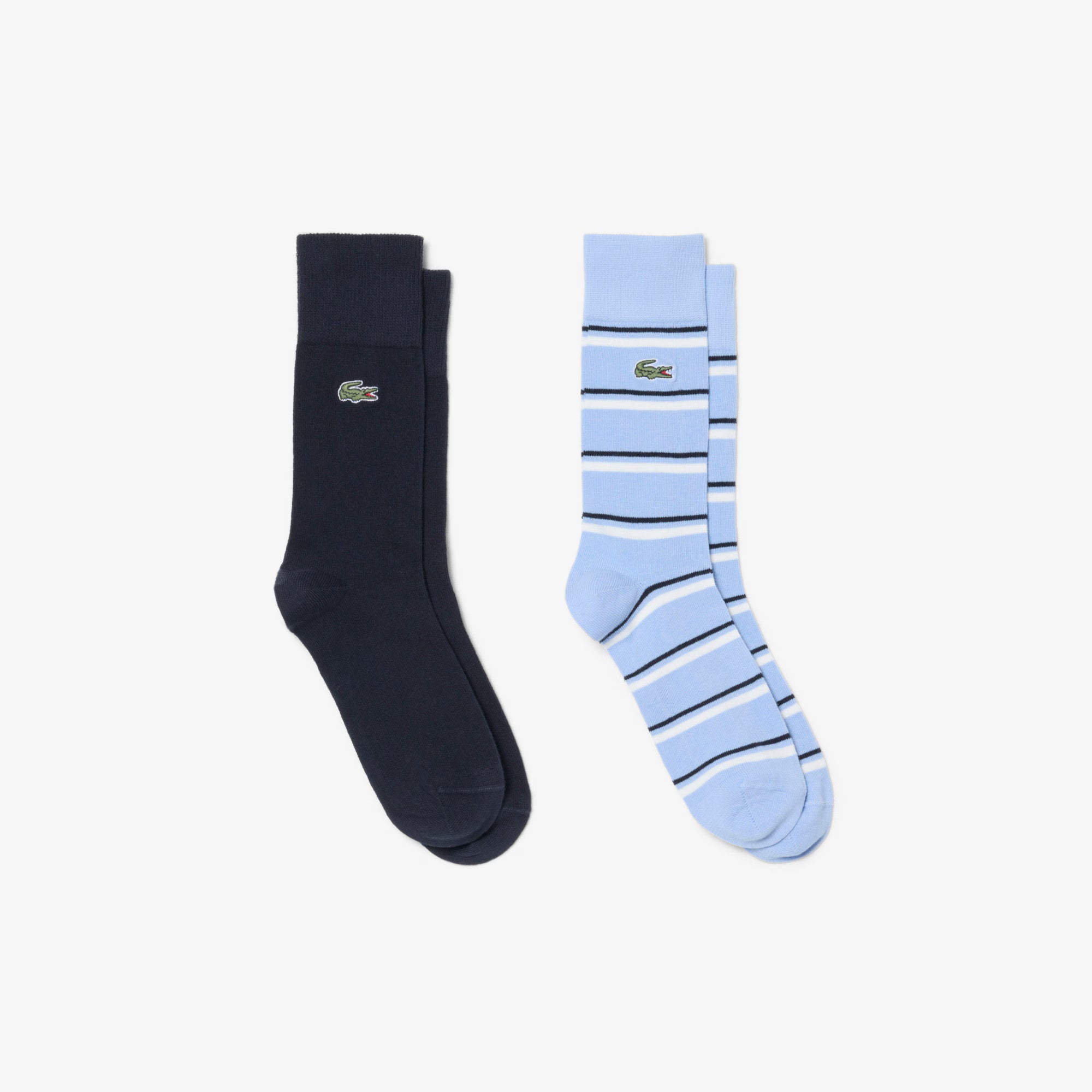 LACOSTE AC946 CREW SOCKS UNISEX ADULT ABIMES/APHYL