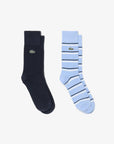 LACOSTE AC946 CREW SOCKS UNISEX ADULT ABIMES/APHYL