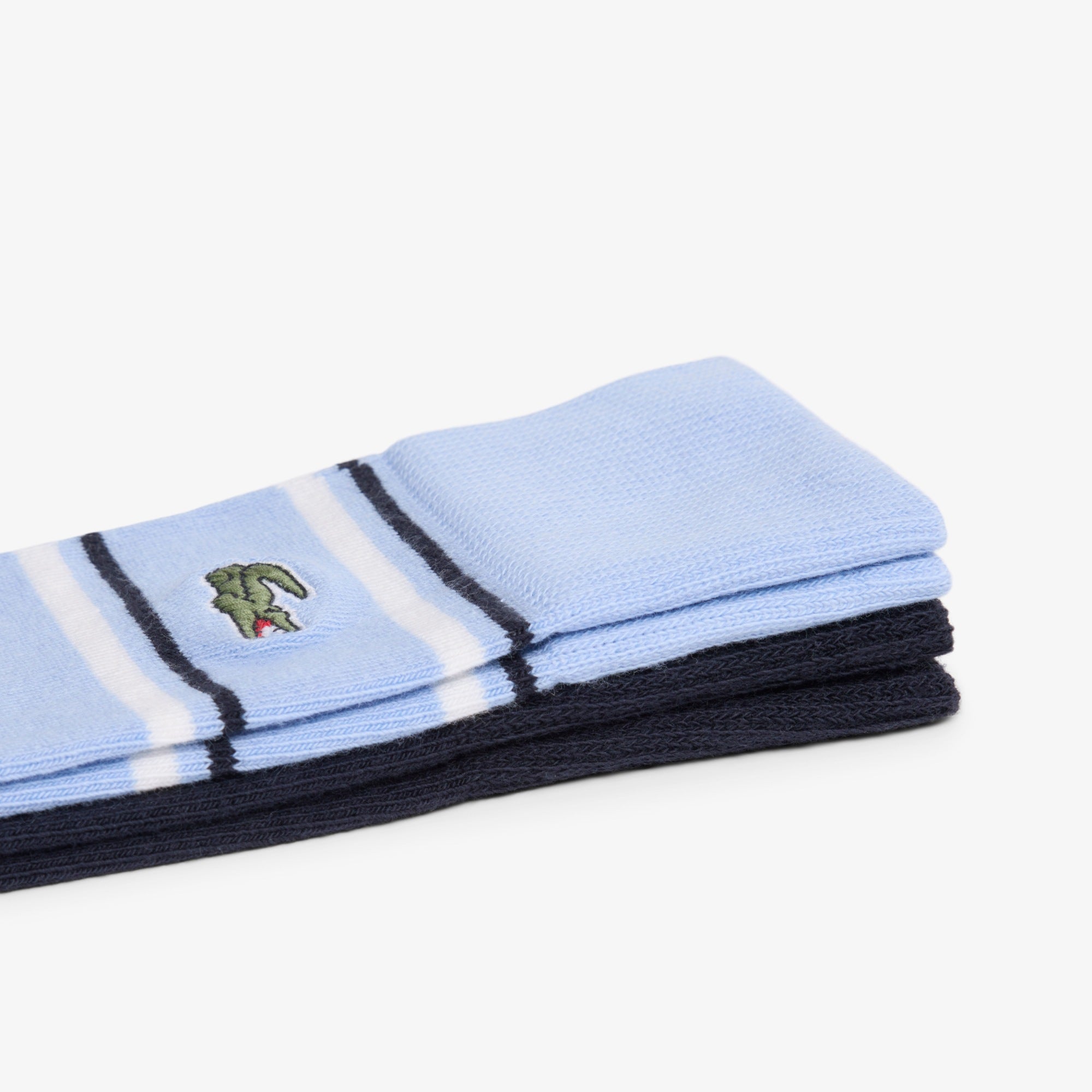 LACOSTE AC946 CREW SOCKS UNISEX ADULT ABIMES/APHYL