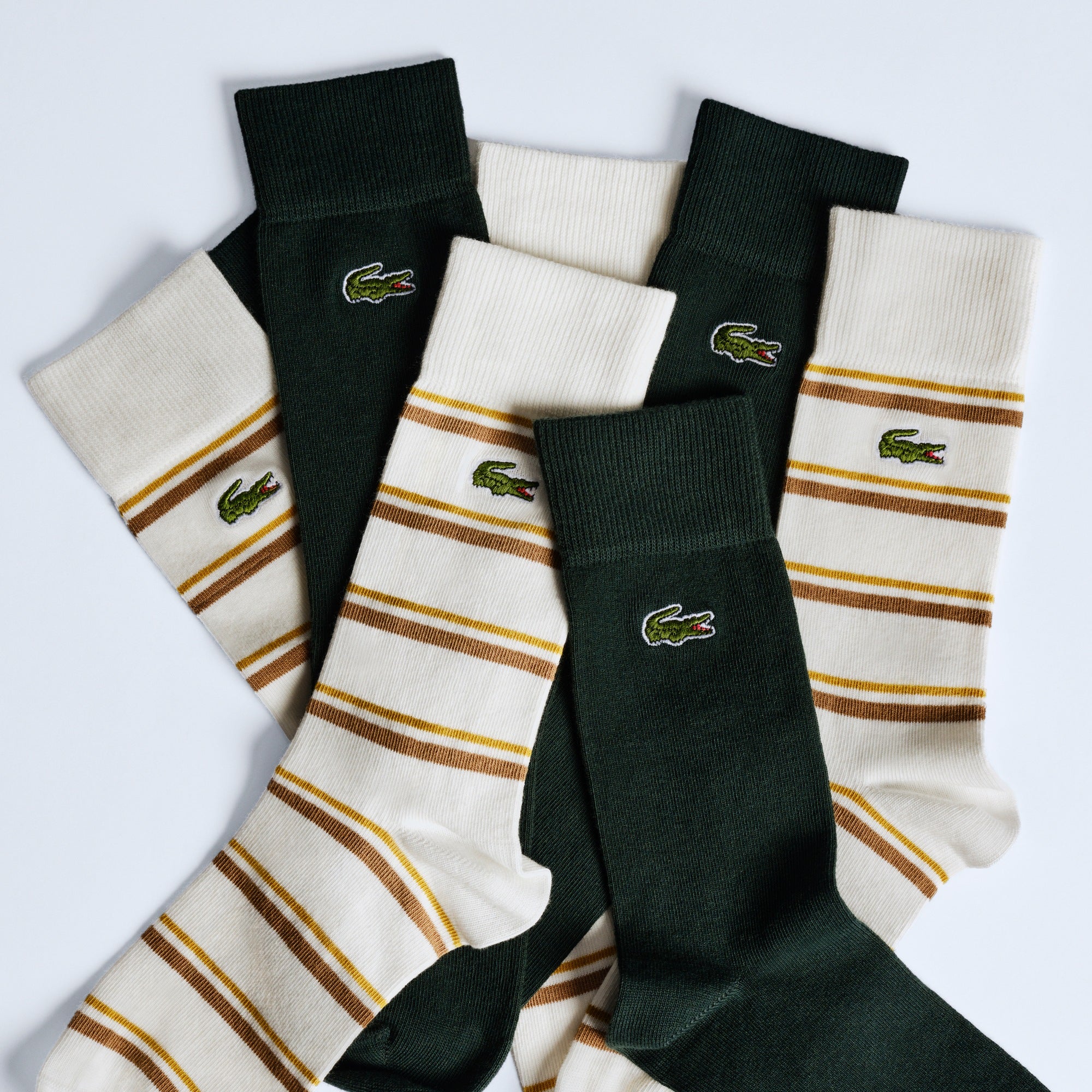 LACOSTE AC946 CREW SOCKS UNISEX ADULT  SINOPLE/FAR
