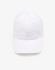 LACOSTE GORRA CON LOGO EN LATERAL BLANCA