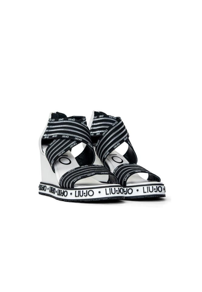 LIU JO SANDAL NICOLE WHITE/BLACK