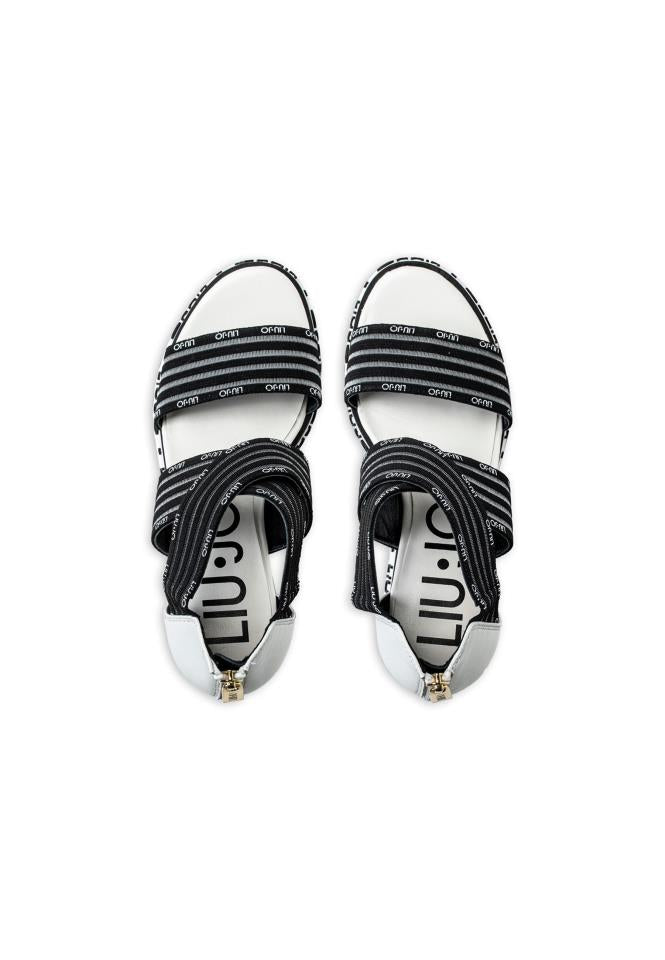 LIU JO SANDAL NICOLE WHITE/BLACK