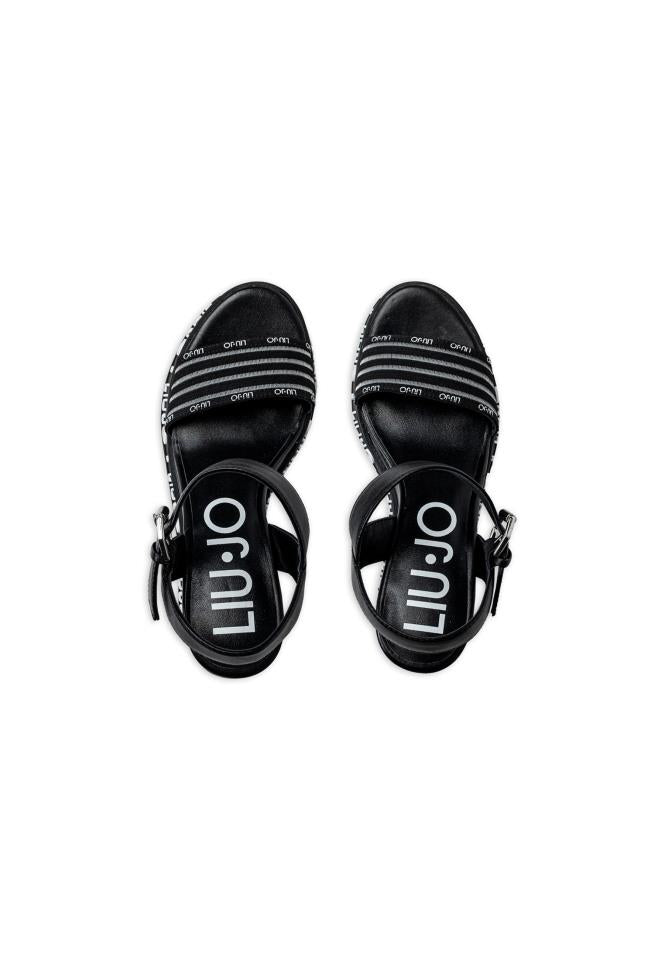 LIU JO SANDAL NICOLE BLACK/WHITE