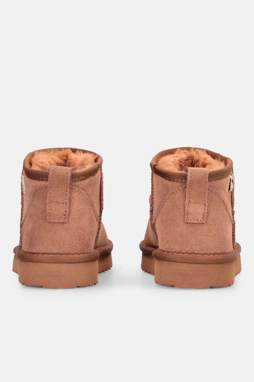 LIU JO - ANKLE BOOT COW SUEDE COGNAC - CALZADO