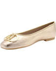 LIU JO BALLERINA LAMINATED NAPPA ORO