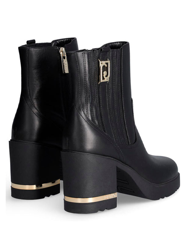 LIU JO GLORIA 24 - ANKLE BOOT CALF BLACK