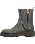 LIU JO RUMI 46 - ANKLE BOOT MONOGRAM SAFFIANO