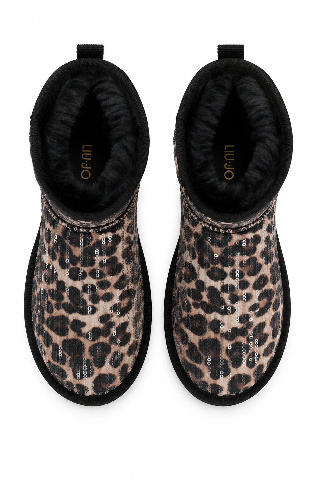 LIU JO JIL 01 - ANKLE BOOT VELVET SEQUINS LEOPARD