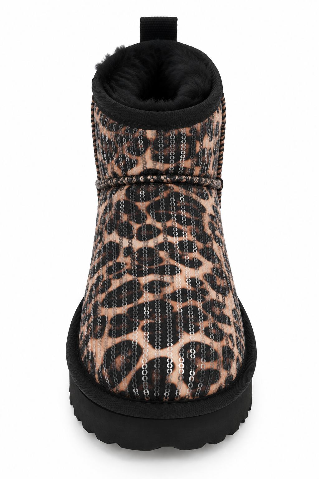 LIU JO JIL 01 - ANKLE BOOT VELVET SEQUINS LEOPARD