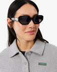 LACOSTE POLO SWEATSHIRTS FEMALE A ARGENT CHINE