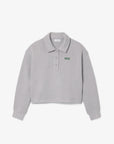 LACOSTE POLO SWEATSHIRTS FEMALE A ARGENT CHINE