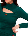 ELLESSE CAMISETA CROP LEILAH VERDE