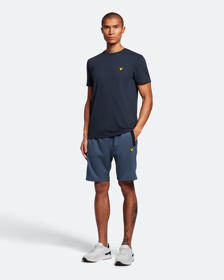 LYLE &amp; SCOTT POCKET BRANDED SHORT LIGHT NAVY