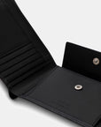 GUESS MILANO BILLFOLD W COIN POCKET BLACK