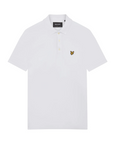 LYLE & SCOTT PLAIN POLO SHIRT WHITE