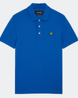 LYLE & SCOTT PLAIN POLO SHIRT BRIGHT BLUE