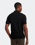 LYLE & SCOTT PLAIN POLO SHIRT JET BLACK