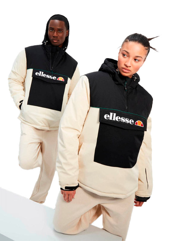 ELLESSE CHAQUETA ACOLCHADA STERZING BEIGE Y NEGRA