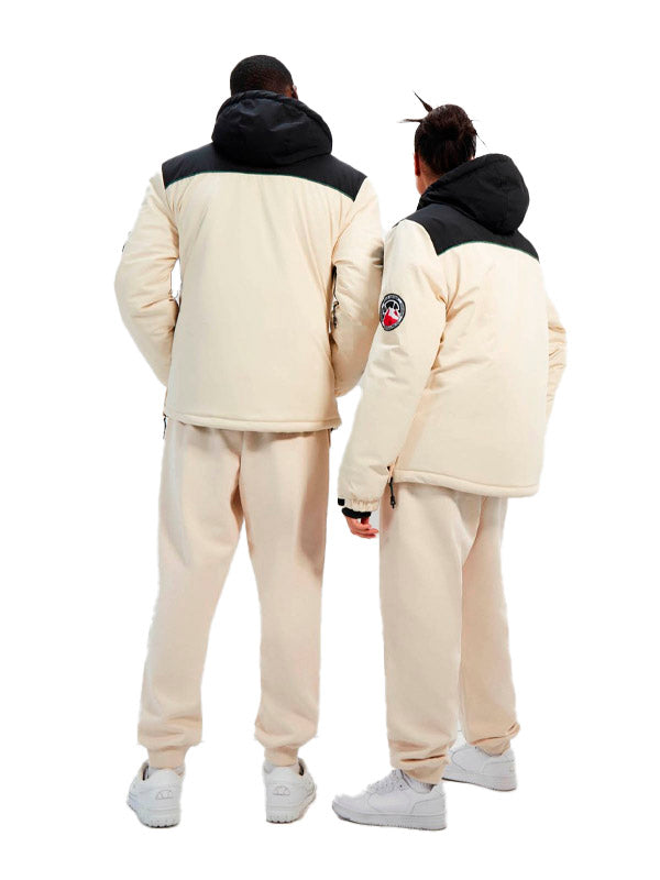 ELLESSE CHAQUETA ACOLCHADA STERZING BEIGE Y NEGRA