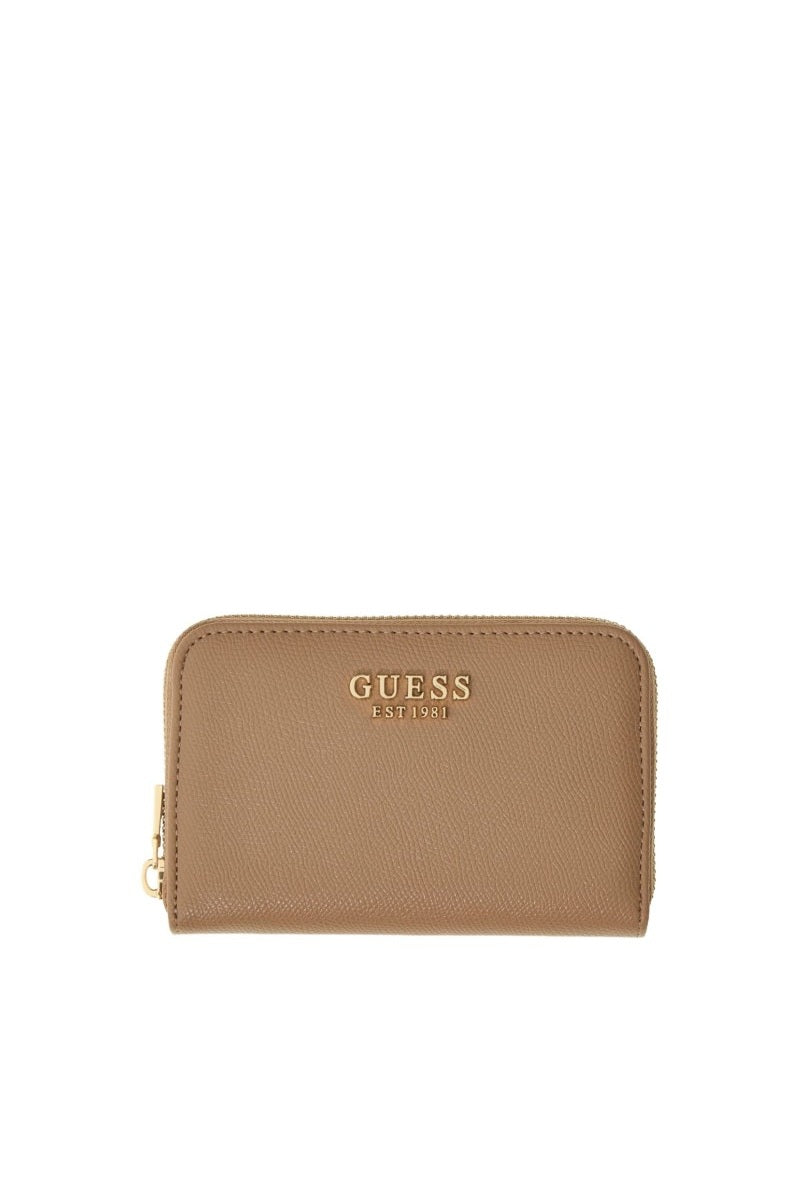 GUESS AMORETTE SLG MED ZIP AROUND BEIGE