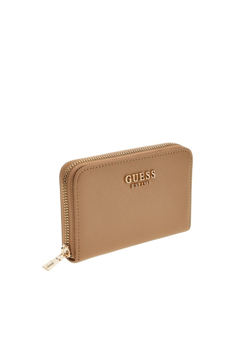 GUESS AMORETTE SLG MED ZIP AROUND BEIGE