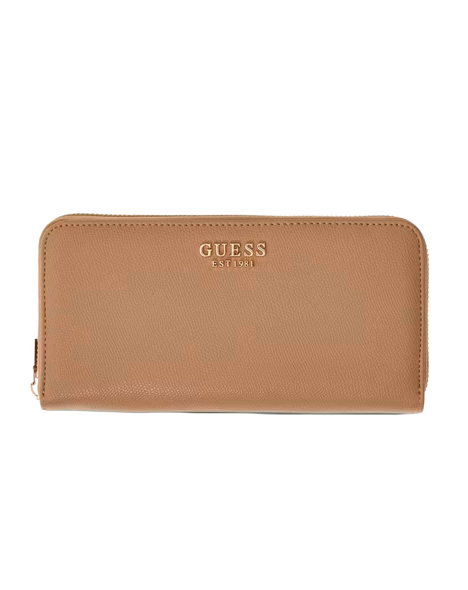 GUESS AMORETTE SLG LRG ZIP AROUND BEIGE