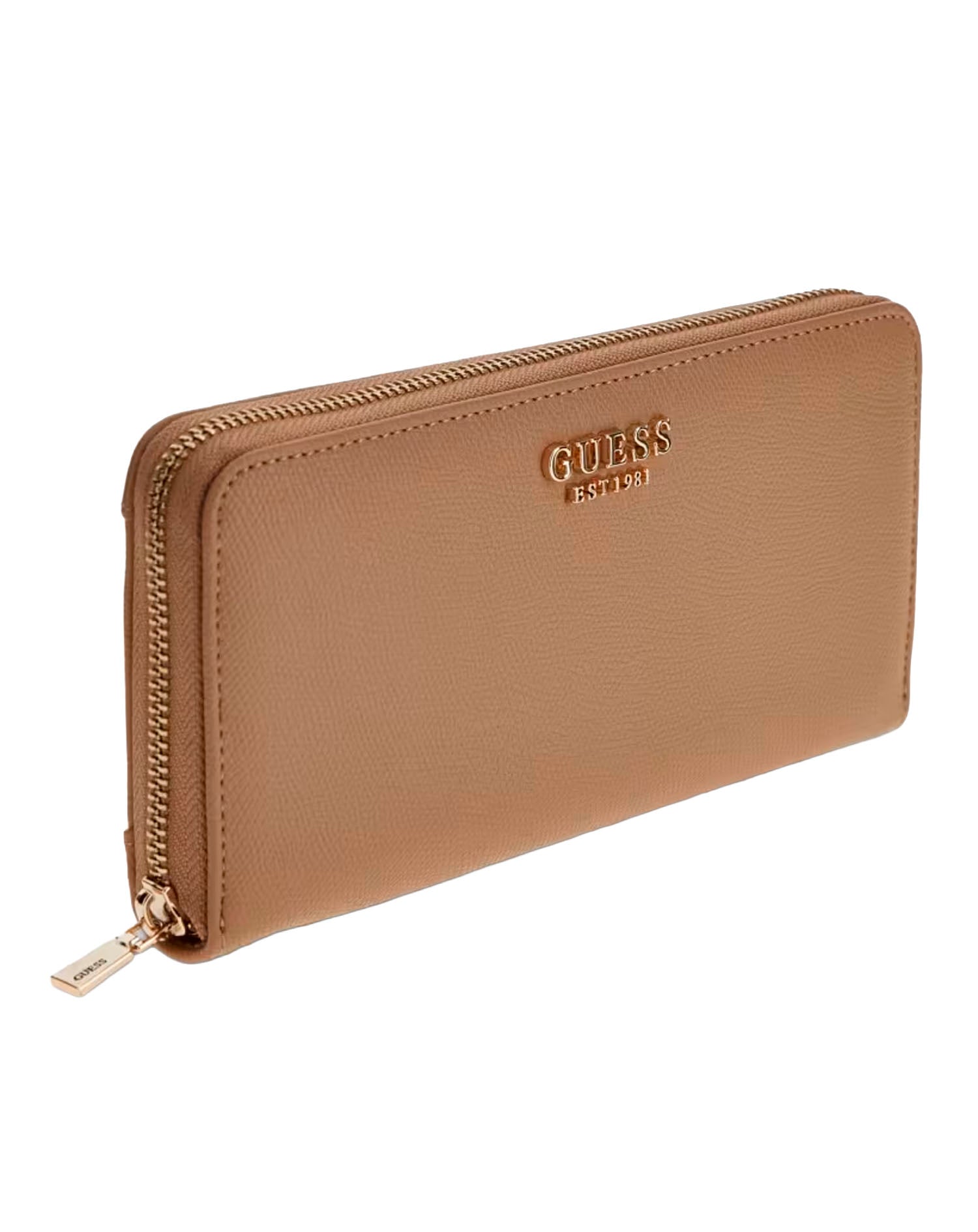 GUESS AMORETTE SLG LRG ZIP AROUND BEIGE