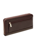 GUESS MELODY SLG LARGE ZIP AROUND BROWN
