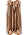 GUESS AUDREY LOGO SLG LRG ZIP AROUND LATTE LOGO