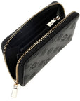 GUESS PHOEBE SLG MEDIUM ZIP AROUND BLACK LOGO