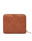 GUESS ADELASIA SLG SMALL ZIP AROUND CARAMEL