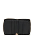 GUESS ADELASIA SLG SMALL ZIP AROUND BLACK