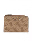 GUESS CARTERA  LAUREL SLG ZIP ARND CARD CASE LTL