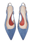 LIU JO MY DEVA 14 - SLING BACK SATIN/ STRAS GLACE