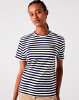 LACOSTE CAMISETA LOOSE FIT DE RAYAS