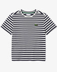 LACOSTE CAMISETA LOOSE FIT DE RAYAS