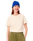 LACOSTE CAMISETA REGULAR FIT PARA MUJER BEIGE