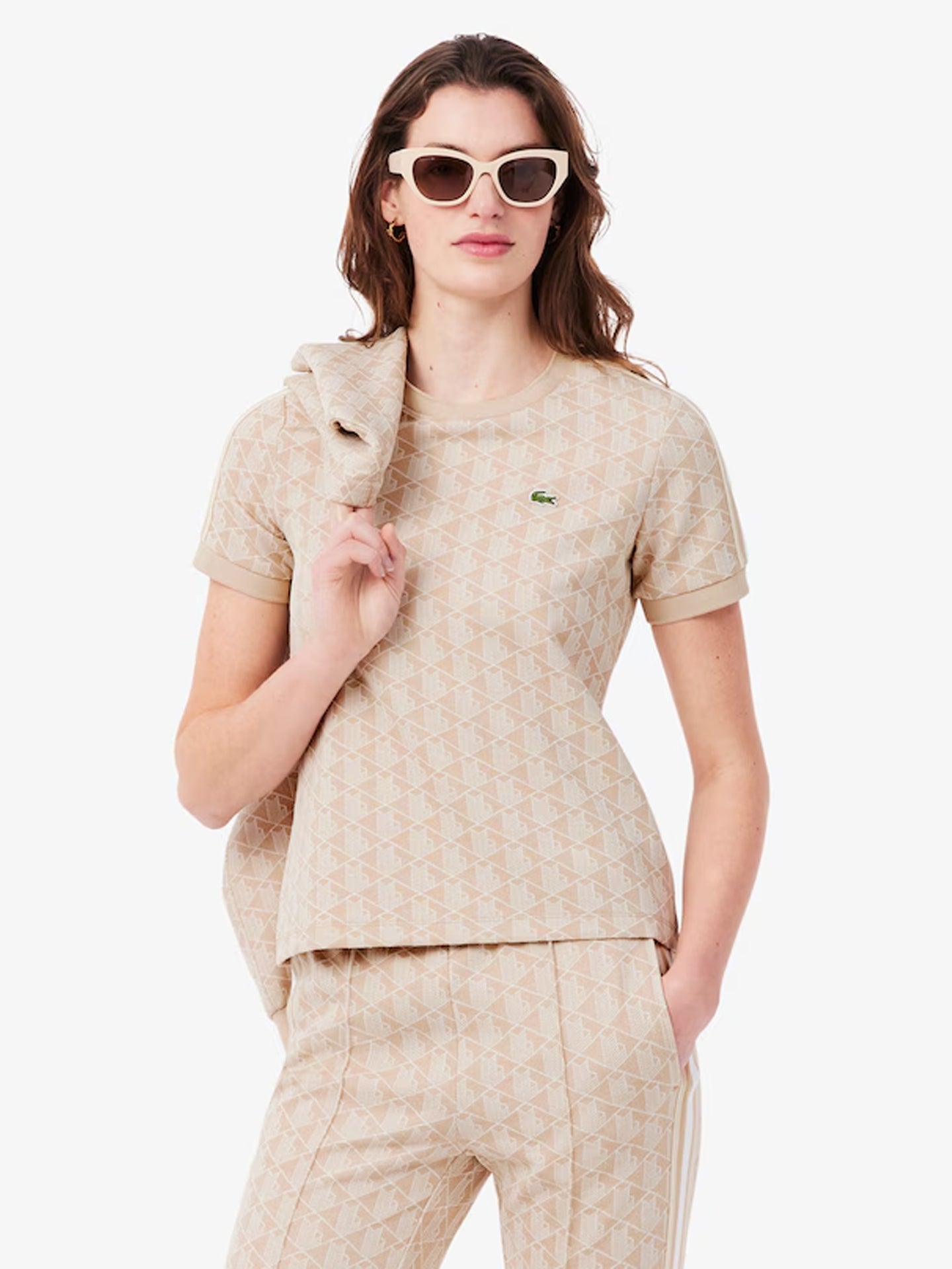 LACOSTE CREWNECK T-SHIRTS FEMALE 8GI