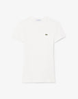 LACOSTE AD652 CREWNECK T-SHIRTS FEMALE FARINE