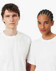 LACOSTE CREWNECK T-SHIRTS UNISEX FARINE