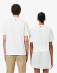LACOSTE CREWNECK T-SHIRTS UNISEX FARINE