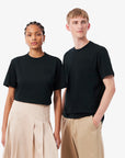 LACOSTE CREWNECK T-SHIRTS UNISEX VARECH FONCE
