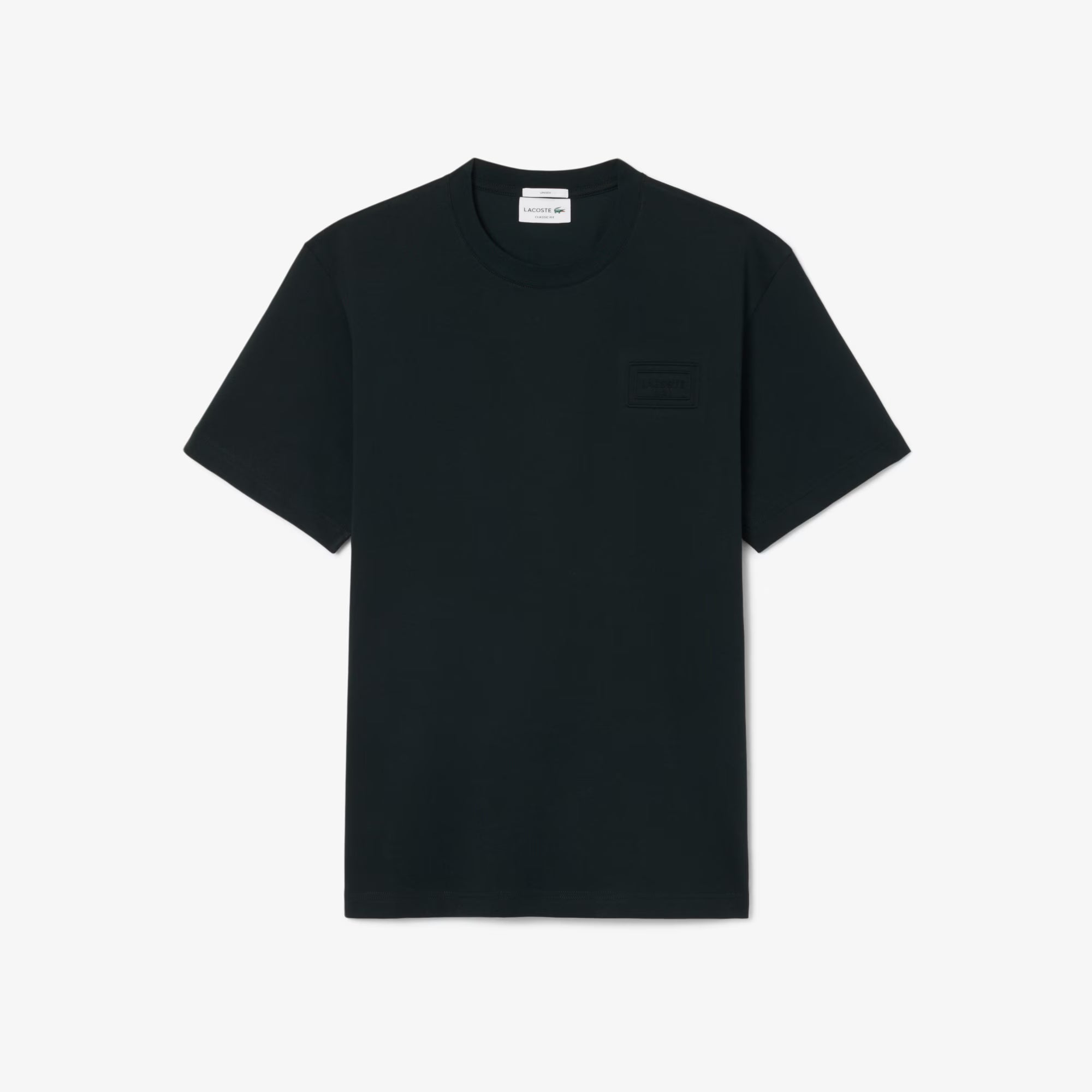 LACOSTE CREWNECK T-SHIRTS UNISEX VARECH FONCE