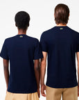 LACOSTE CAMISETA BÁSICA REGULAR AZUL MARINO