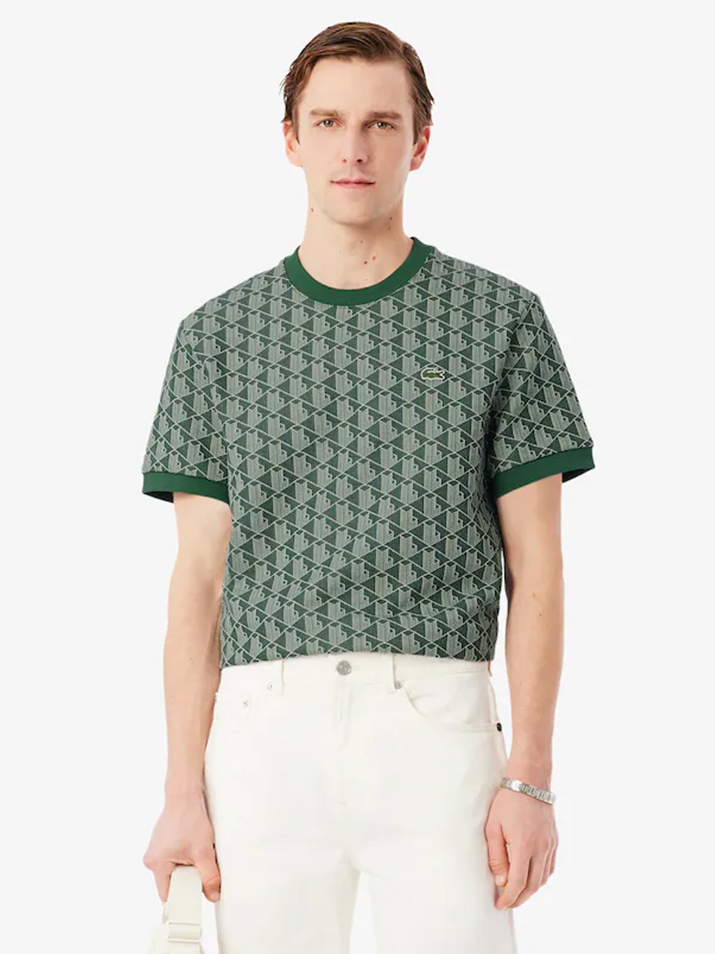 LACOSTE CREWNECK T-SHIRTS MALE AD 1QI