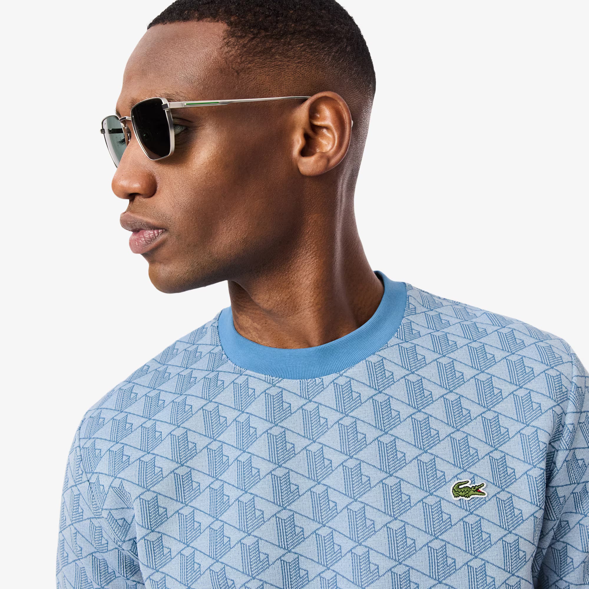 LACOSTE CREWNECK T-SHIRTS MALE AD 1QI