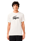 LACOSTE LOGO TEE-SHIRT BLANCO Y NEGRO