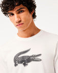 LACOSTE LOGO TEE-SHIRT BLANCO Y NEGRO